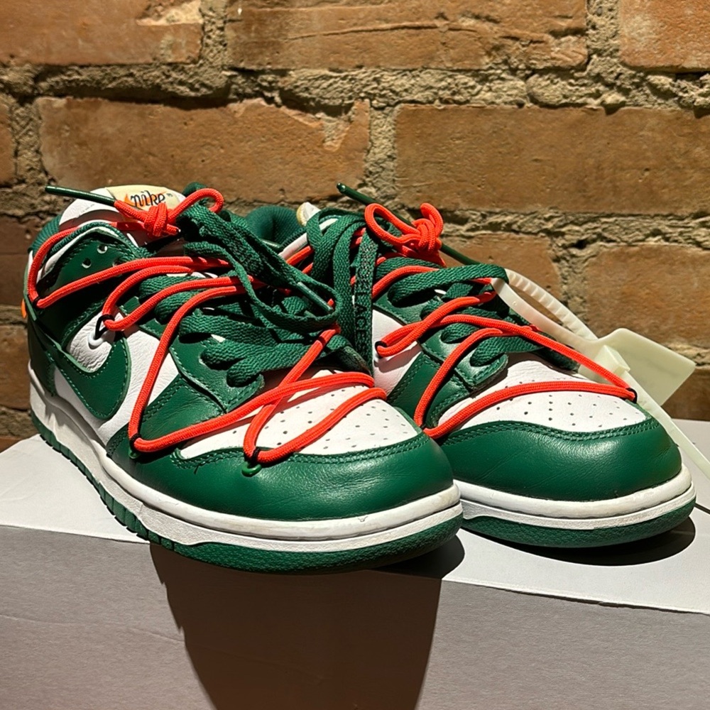 Off-White Nike Dunk Pine Green&White Men’s 8.5